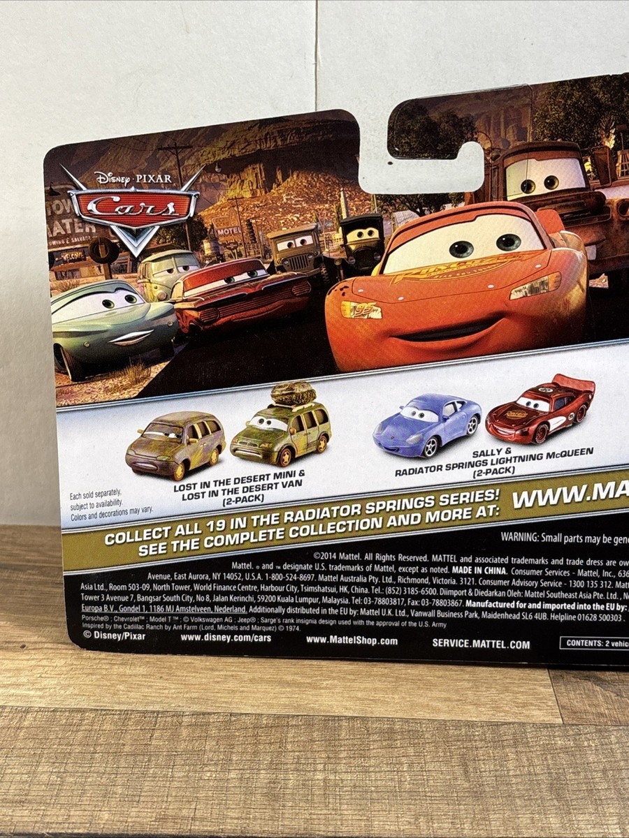 Disney Cars Radiator Springs Lost in The Desert Mini & Van 16/17