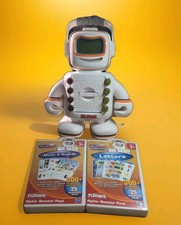 Alphie Talking Robot  2 New Cartridges Music And Sounds  Letters Tested Works