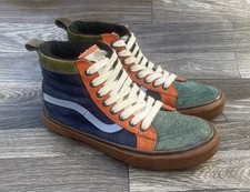 Vans SK8 HI MTE Sneaker Suede Medieval Blue Multi Color Colorblock - Mens 8