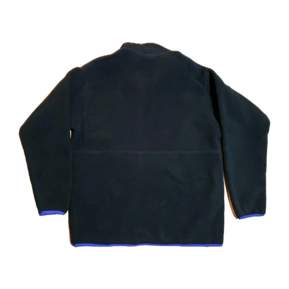 Patagonia Synchilla Half Zip Black Feece Pullover Sweater Size XL  - Image 2 of 4