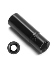 7 Spline Lug Nut Key, 1/2" Drive Impact Socket Fit for M14x1.5 M14x2.0 Black 