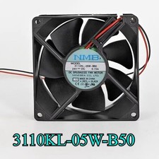 1PCS NMB 3110KL-05W-B50 Inverter Cooling Fan 8CM 24V DC 0.15A 2-Wire MODEL 8025