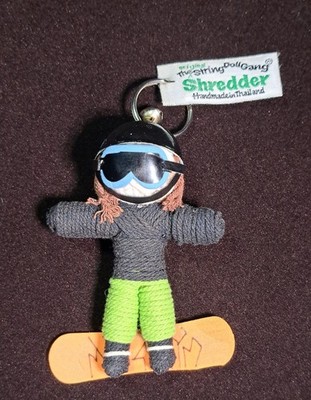 Kamibashi Shredder Snowboarder Boy The Original String Doll Gang Keychain Clip