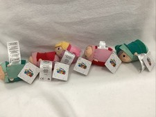 Disney Sleeping Beauty Set of 5 Tsum Tsums 2 Fauna -2 Flora  Aurora 3.5  NEW