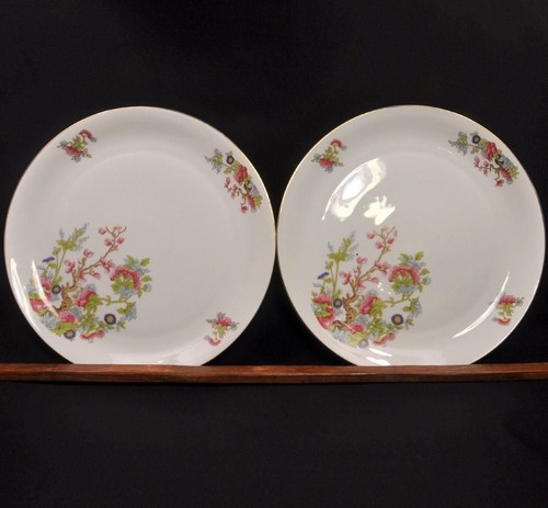 Z.S. & Co. Zeh Scherzer Bavaria Set of 2 Chargers Plates 12" Indian Tree w/Gold