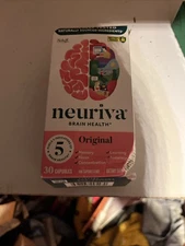 NEURIVA Original Brain Supplement for Memory Focus & Concentration 30ct EXP02/26