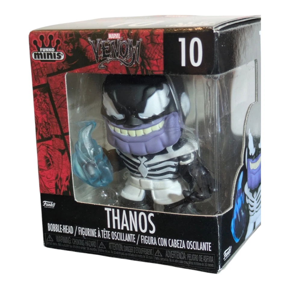 Funko 迷你漫威 #10 毒液 Thanos 乙烯基人偶全新可动人偶 — 第 2/4 张图片