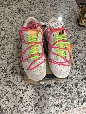 Nike Off-White x Dunk Low Lot 17 of 50 Size 6