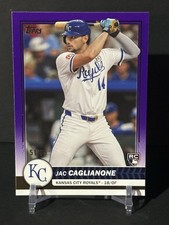 2026 Topps Jac Caglianone RC Purple /75 #51 Royals Rookie 🔥 Low # SSP