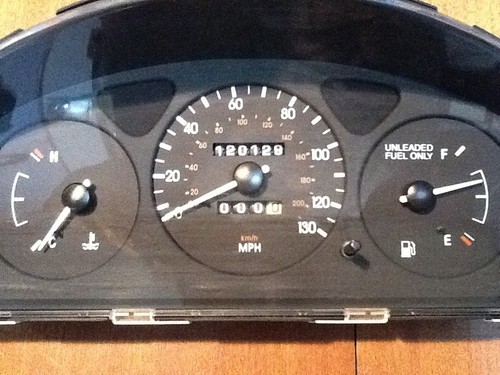 2000 Daewoo Lanos Gauge Cluster Auto 120k Miles 130 Mph - Picture 2 of 4