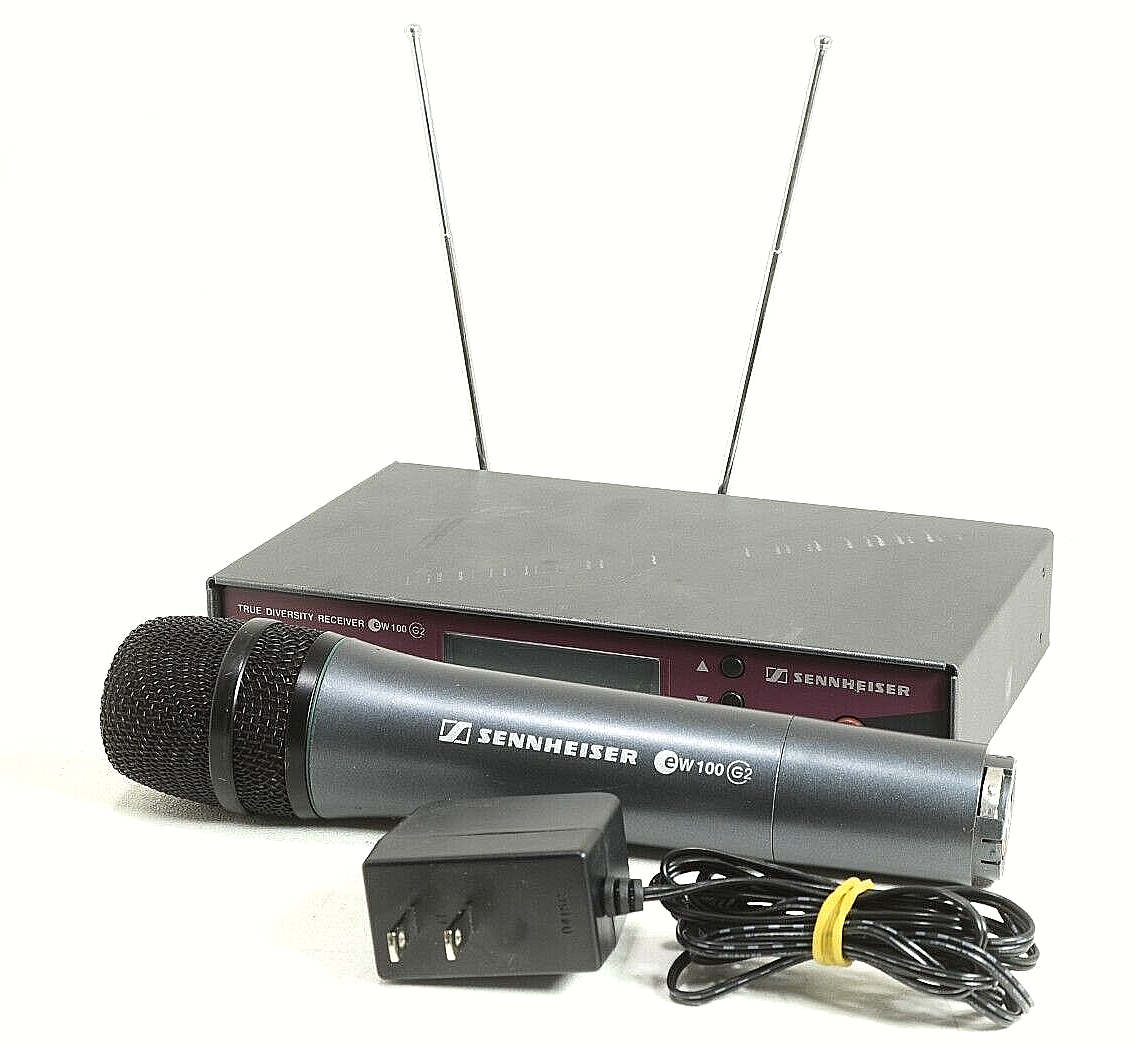 Sennheiser EW100 G2 Microphone and True Diversity Wireless Receiver eBay