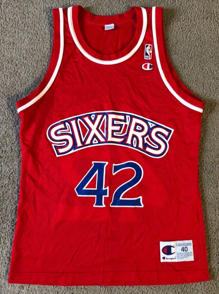 VTG 90s Champion Philadelphia 76ers Jerry Stackhouse NBA Jersey