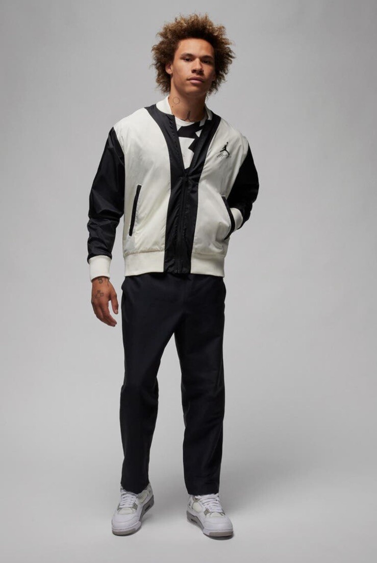ジャケット・アウター NIKE JORDAN FLIGHT MVP JACKET M Nike Jordan Black Flight MVP Jacket Nike Jordan Brand