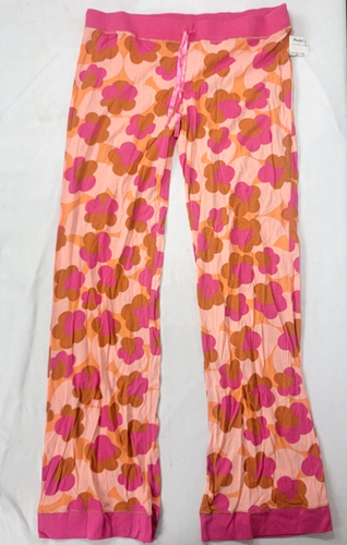 P.J. Salvage Women's Pajama PJ Lounge Pants Size XL Pink Orange Gold New Soft