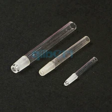 #10 #14 #19 #24 #29 - #60 Single Male Joint Glass Straight Connect Adapter Tube