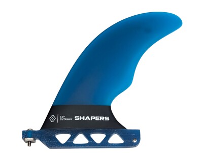 7'' Cutaway Shapers Fins Longboard Surfboard Fin  Blue fiberglass New 