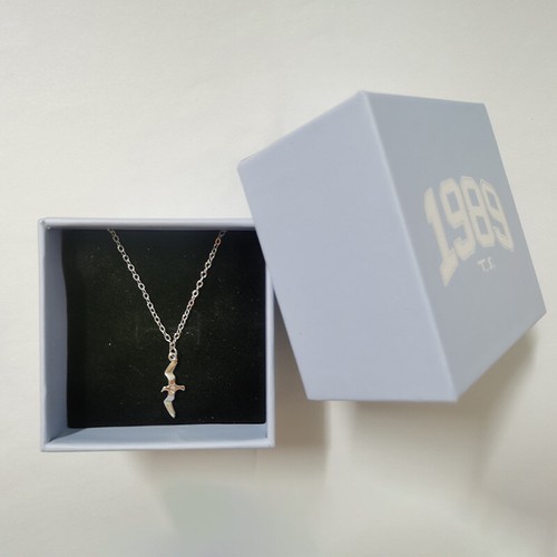 Taylor Swift 1989 Seagull T.S. Re-recorded Necklace Peripheral Pendant Fans Gift - Picture 5 of 11