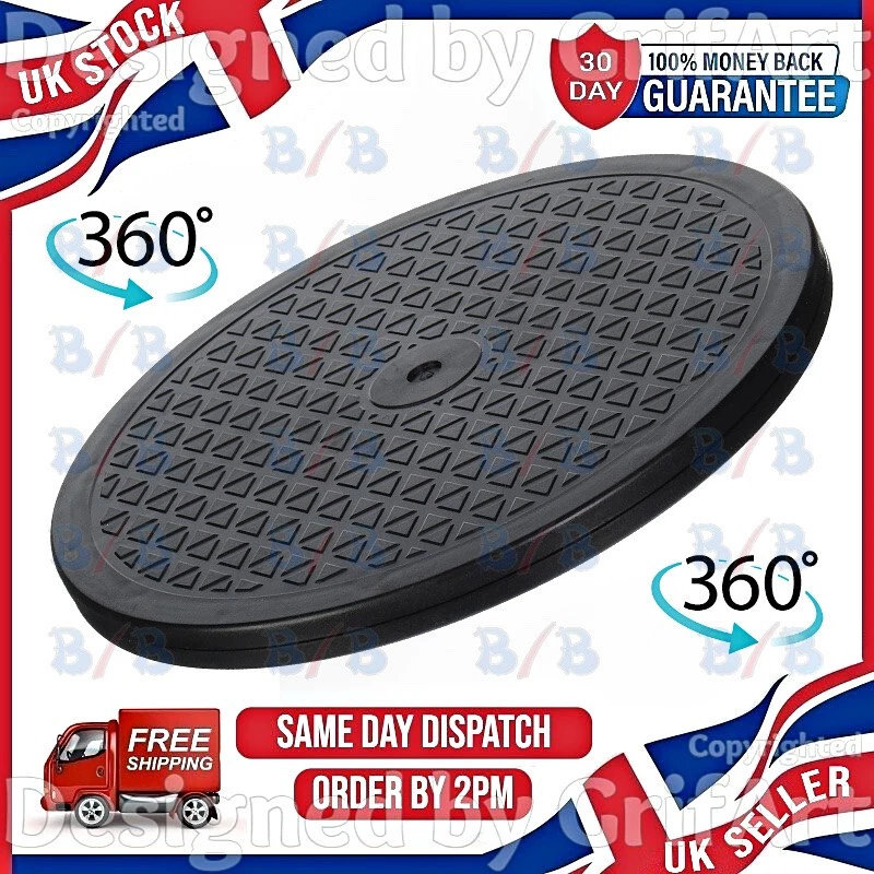 GIRADISCHI GIREVOLE 10" MULTIUSO PIGRO SUSAN TORTA GLASSA AEROGRAFO SUPPORTO TV BASE - Immagine 3 di 4