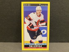 2021-22 O-Pee-Chee Premier Tallboys SSP Yellow Border Tim Stutzle #P-54 Hockey!