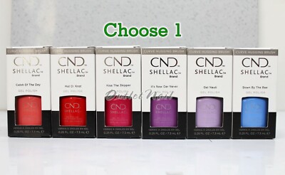 CND Shellac Gel Polish - NAUTI NAUTICAL Summer 2020 Collection 7.3ml .25oz Pick1
