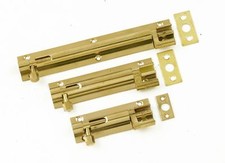 High Quality Necked Door Bolts With Keeps - Available In 3 Different Finishes