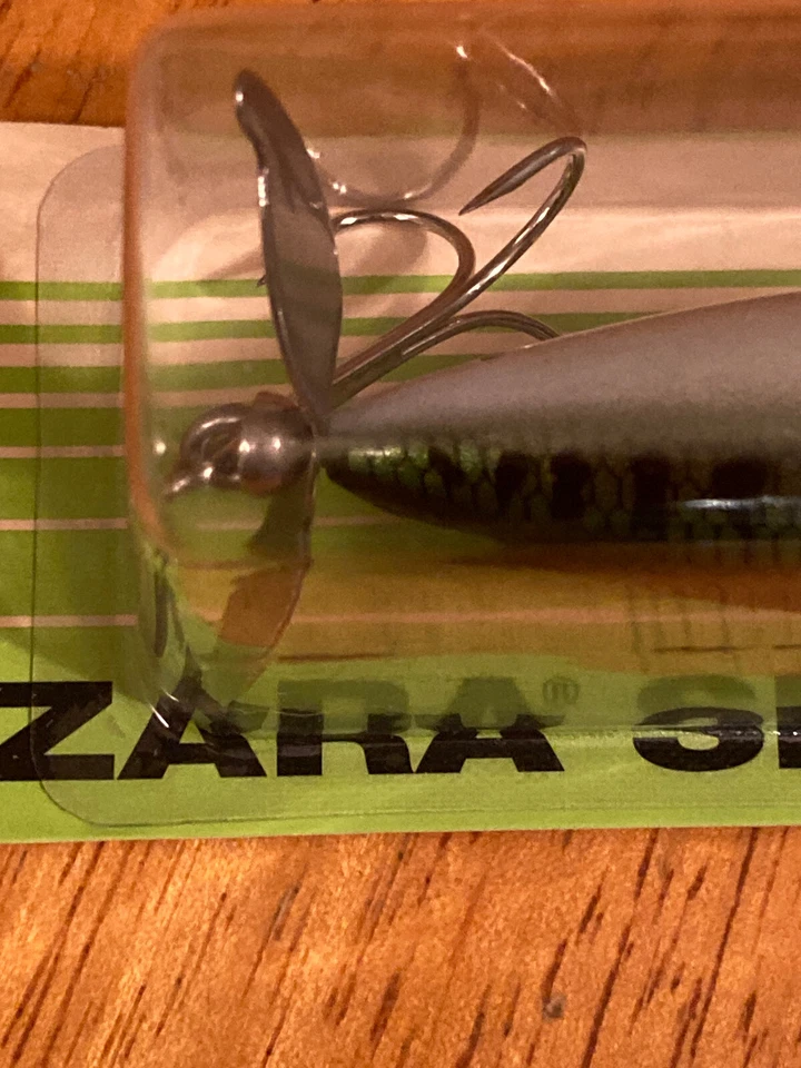 SEÑUELO HEDDON (DOBLE HÉLICE) HERIDO ZARA SPOOK en BABY BASS 4-1/2" y 3/4 oz. *NUEVO* Foto 2 de 4