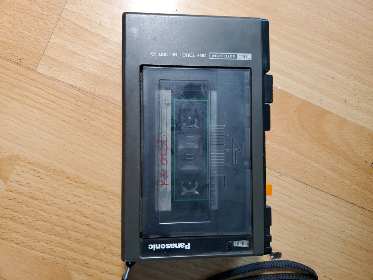 Panasonic Mini Cassette Recorder Tape Player Model No. RQ-335 | eBay