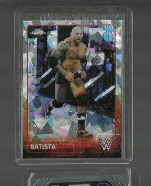 2015 Topps Chrome WWE Atomic Refractor Batista #5