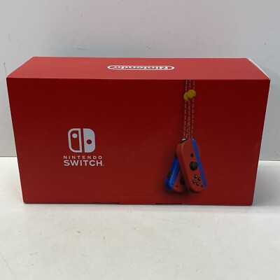 Nintendo Switch Mario Red Blue Limited Edition Console W/ Carrying
