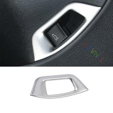Cubierta de interruptor de puerta trasera para VW Passat B7 2011-2015 plata titanio