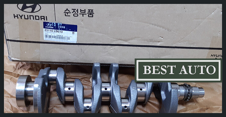 ぐり 231112G400 Crankshaft HYUNDAI Sonata Genesis Coupe KIA