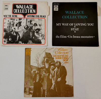 SET 3 X 45RPM 7''VINYL WALLACE SAMMLUNG YOU'RE GONE/STAY/WE GOTTA DO SOMETHING