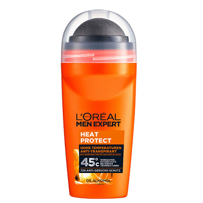 1.7oz Loreal Men Expert 48h anti Transpirant Deodorant Heat Protect 113°F Roll