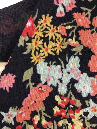 Madewell blusa donna XS orlo arricciato cottage core floreale boho finto avvolgente davanti - Foto 12 di 18