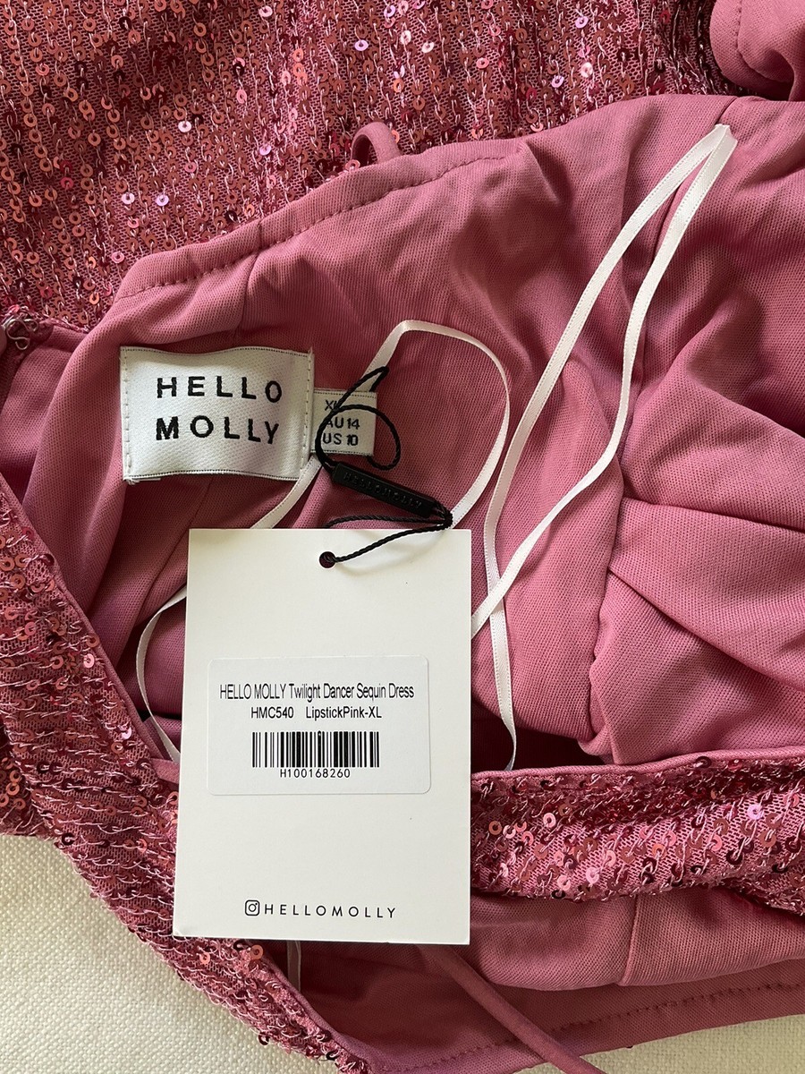 Hello Molly Twilight Dancer Sequin Dress Size 10 | eBay