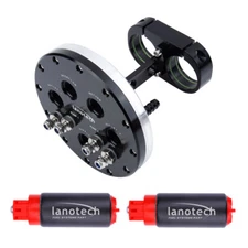 2 Pumps +Twin Fuel Pump Hanger 39-40mm Pumps Suits Single or Dual Walbro 255 460