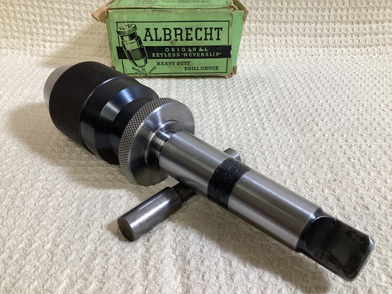 ALBRECHT KEYLESS DRILL CHUCK C130 1 MM - 13 MM FOR SOUTHBEND,BRIDGEPORT,LOGAN