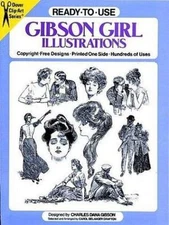 Ready-to-Use Gibson Girl Illustra- paperback, Charles Dana Gibson, 9780486259611