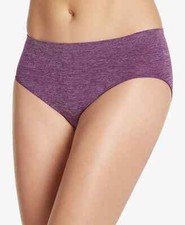 Jockey Women's Smooth and Shine Seamfree Heathered Hipster Underwear 2187 8