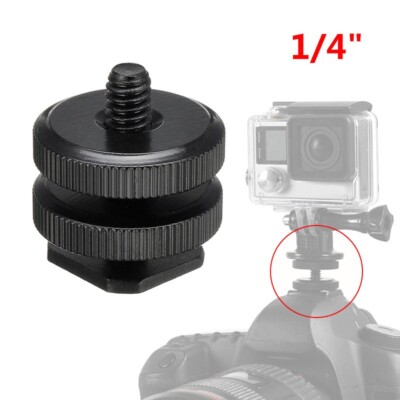1/4 Mount Schraube Zum Blitz Blitzschuh Adapter Kamera Einstellbare Mutter Neu
