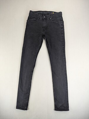 Freeman T Porter Jeans Mens Size 34 Black Dustee Slim Comfort Denim Preppy 