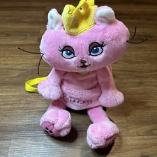 Animal Alley Catrina the Cat Plush Backpack Toys R Us Pink Princess Kitty
