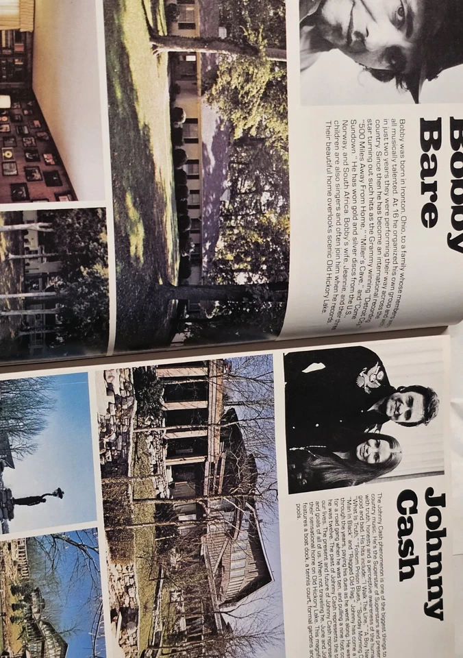 Vintage 1970's Map Guide Home of The Stars Magazine Country Music Dolly Parton Foto 4 de 4