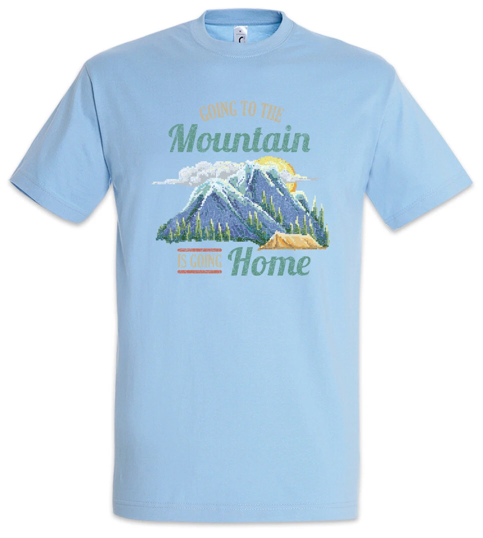 Going To The Mountain T-Shirt Boy Scout Camping Hiking Hiker Holidays
