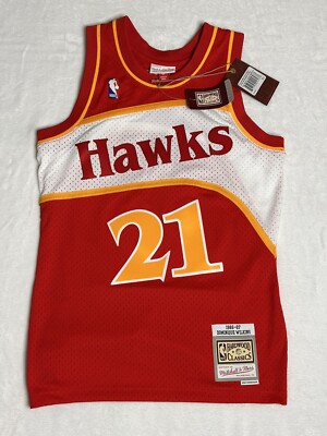 Maillot NBA Swingman Atlanta Hawks Dominique Wilkins 1986-87 - Taille L - Occasion