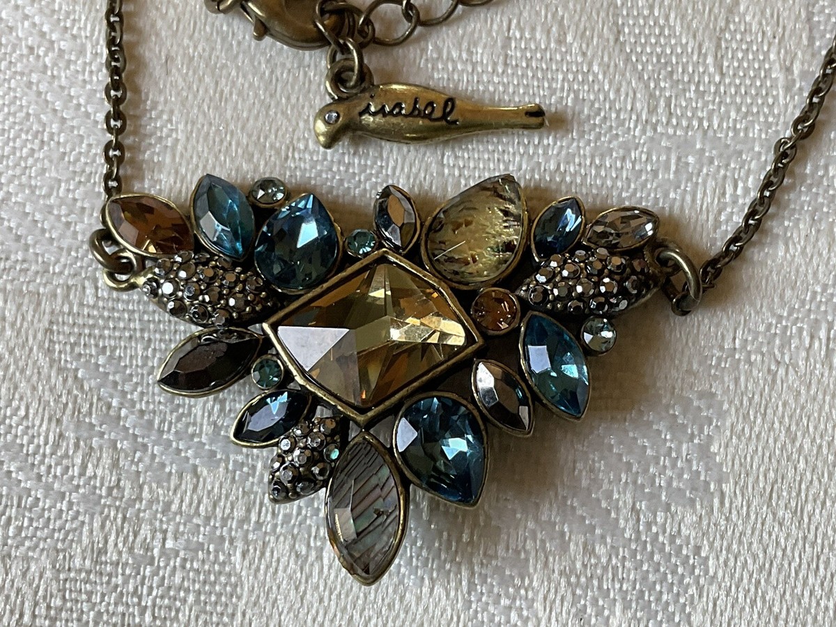 Crystal Necklace Chloe Isabel Necklace CHLOE ISABEL Necklace Brass