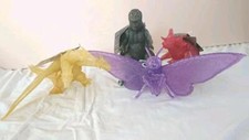 BANDAI Movie Monster Series 2002 Godzilla King Ghidorah Mothra Baragon Limited