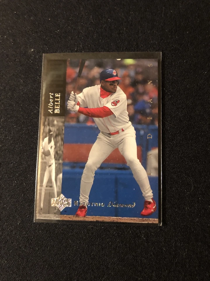 ⚾️1996🔥HittersINC🔥Albert Belle🔥#0757/4000+Pacific👑Coll#041/199+2🃏1st$25🎊 - Image 4 of 4