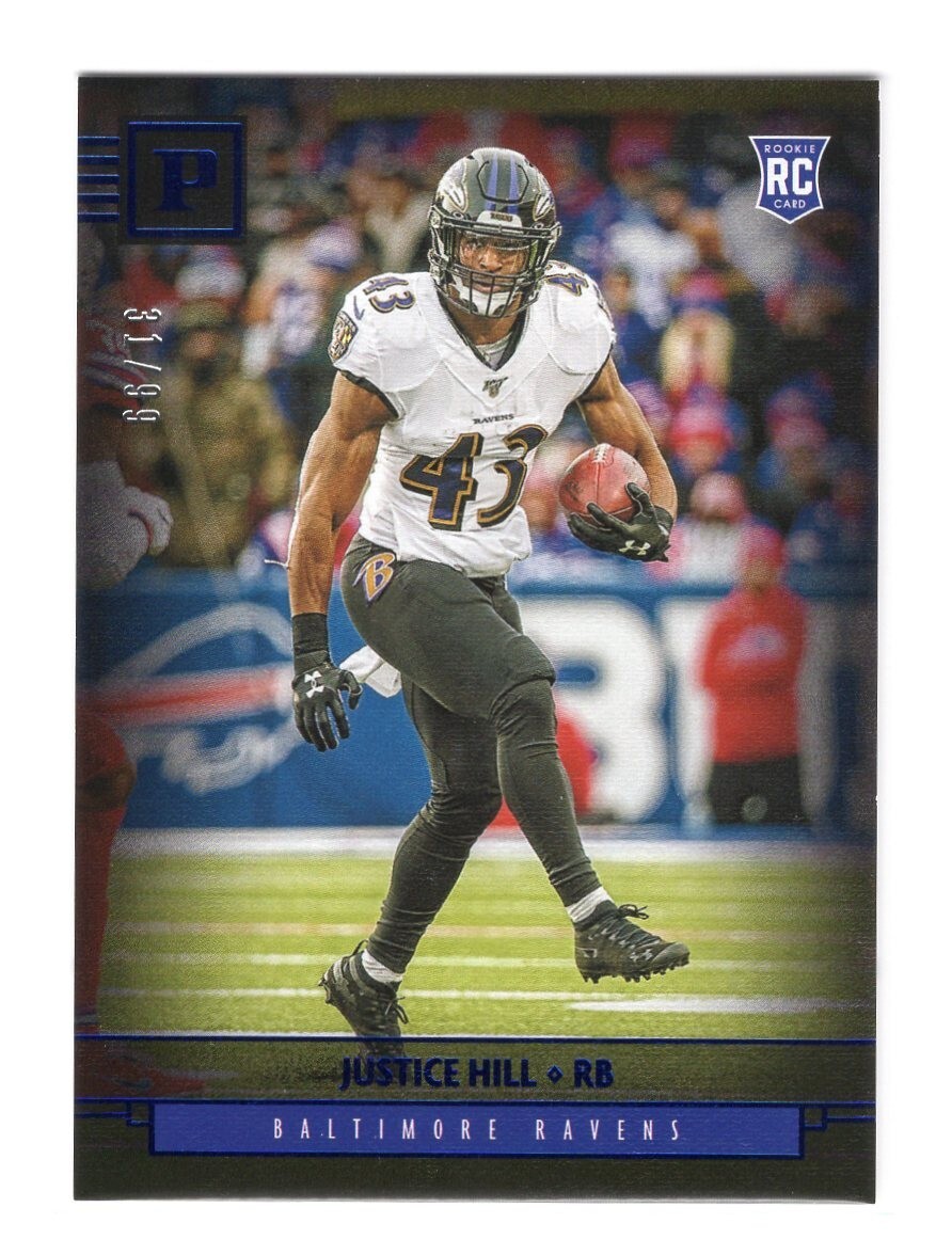 Justice Hill Panini Chronicles Panini #P31 Blue