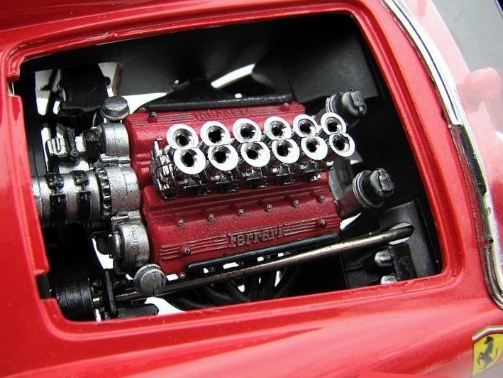 Ferrari Race Car Le Mans1 24Racing12Racer18Hot Rod Concept Custom Built Model